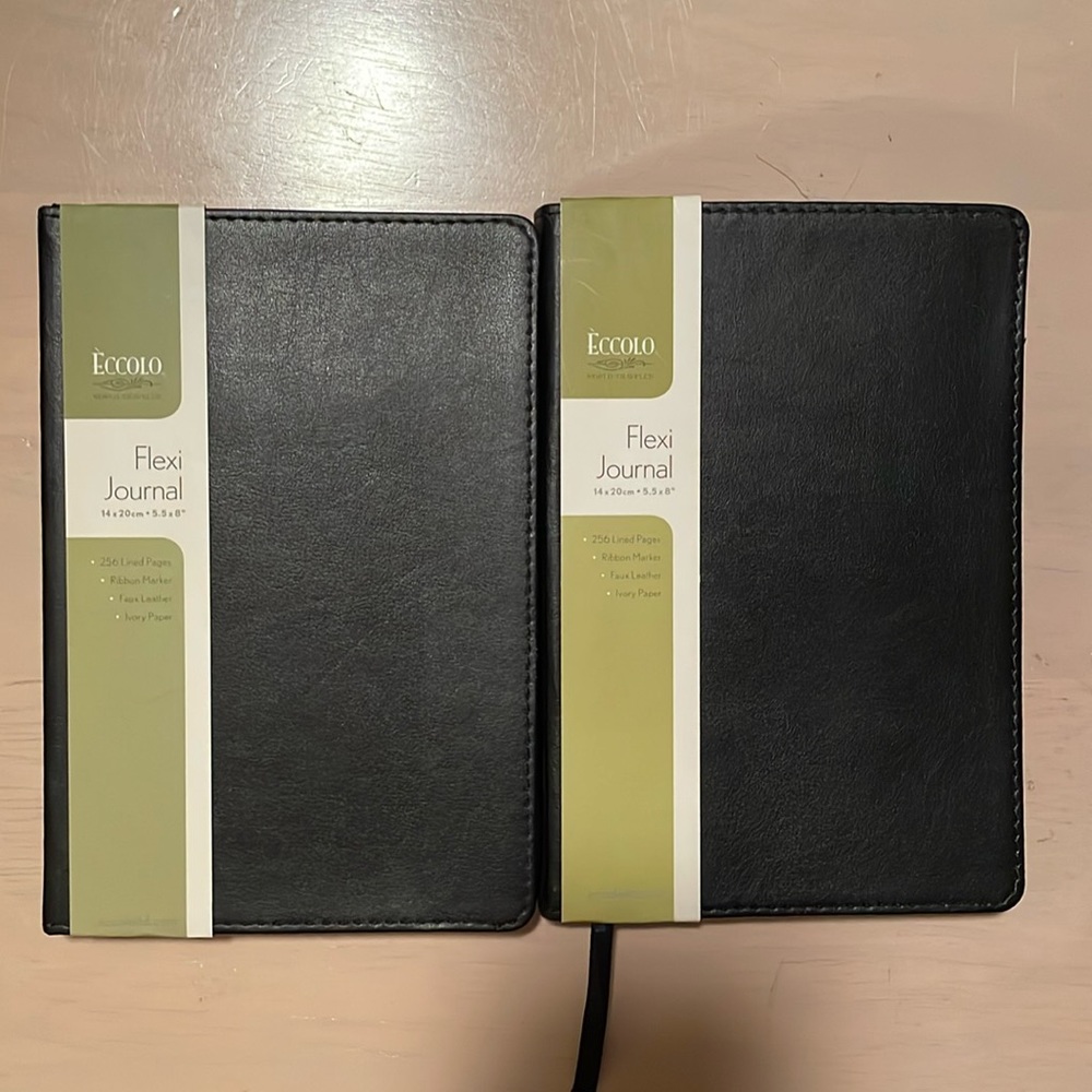 Brand New - set of 2 Eccolo notebooks